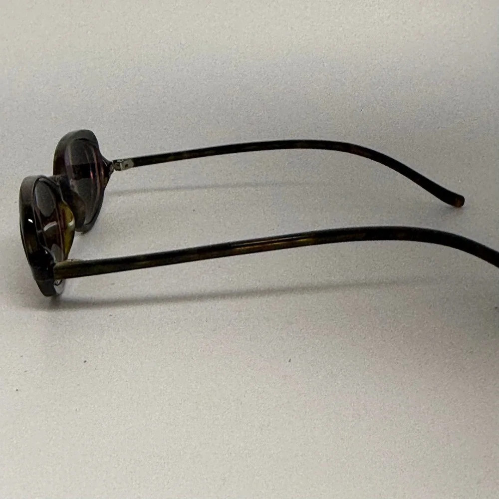 Vera Wang Luxe Librarian Tortoise Shell Oval Eyeglasses 49-17-135